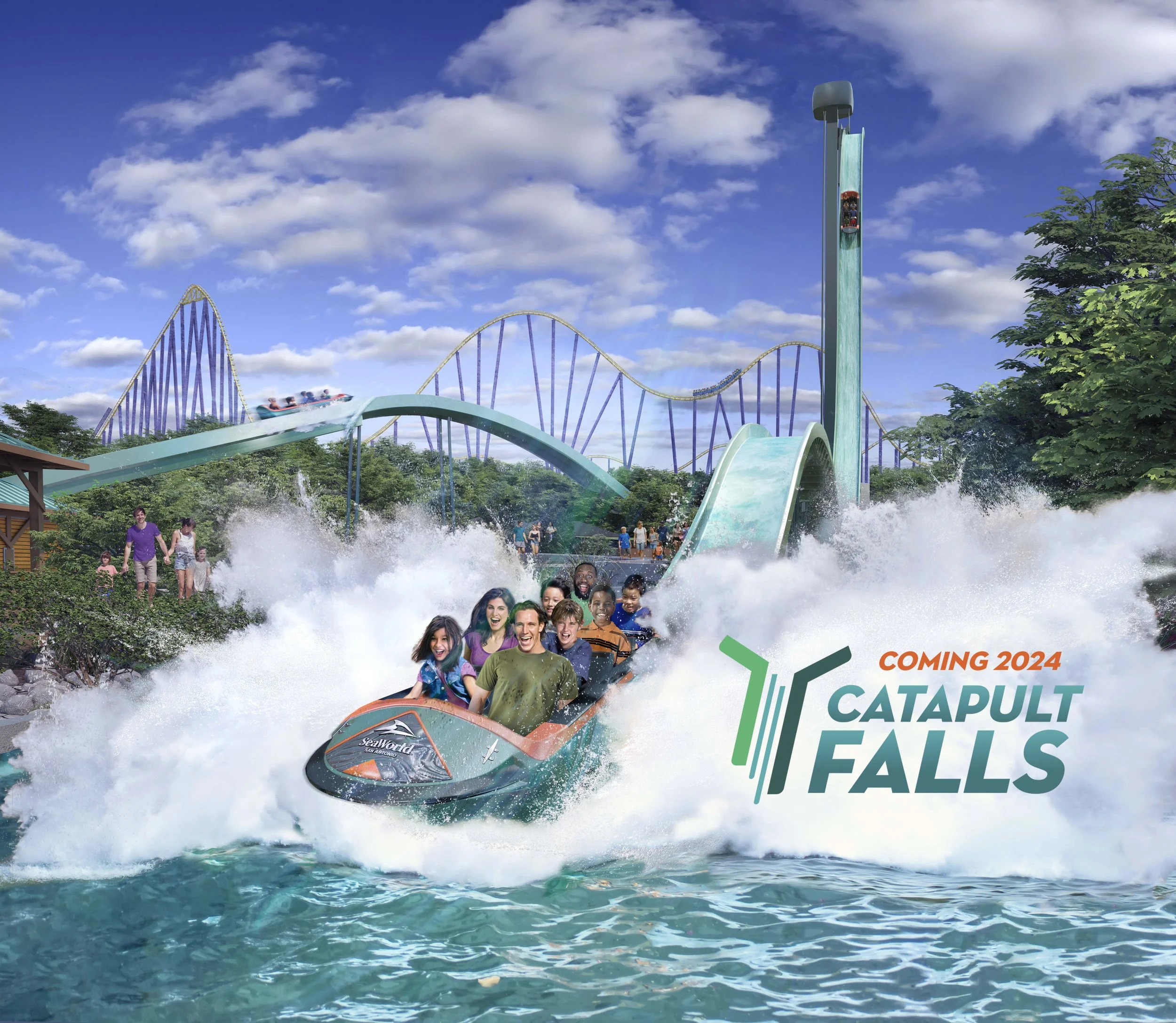 Worth the Wait: SeaWorld's Catapult Falls Opens Spring 2024